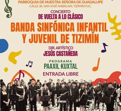 Talento joven de Tizimín en concierto