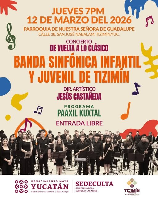 Talento joven de Tizimín en concierto