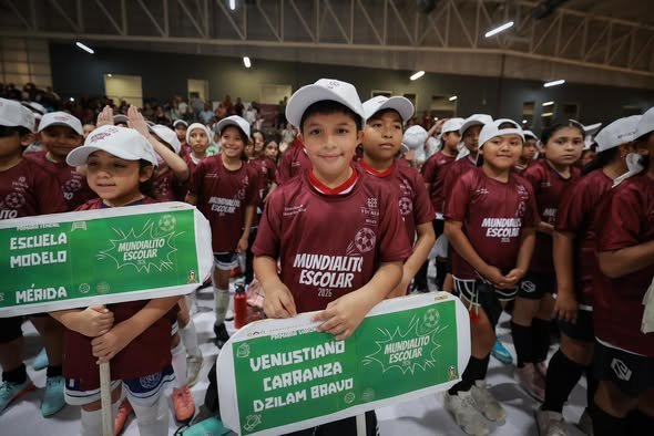 Arranca el Mundialito Escolar 2026 en Yucatán