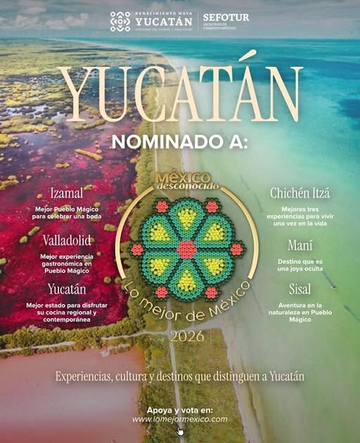 Yucatán entre los mejores de México 2026