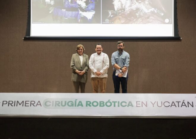 Histórico: Yucatán realiza su primera cirugía robótica en el sistema público de salud