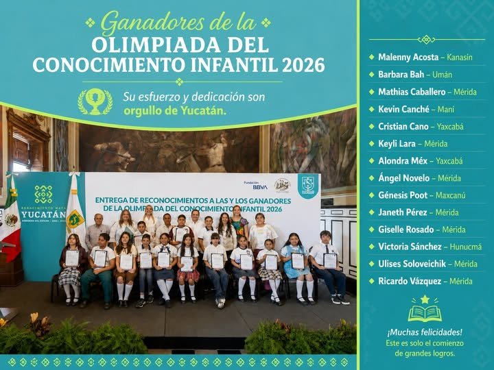 El talento yucateco brilla en todo México