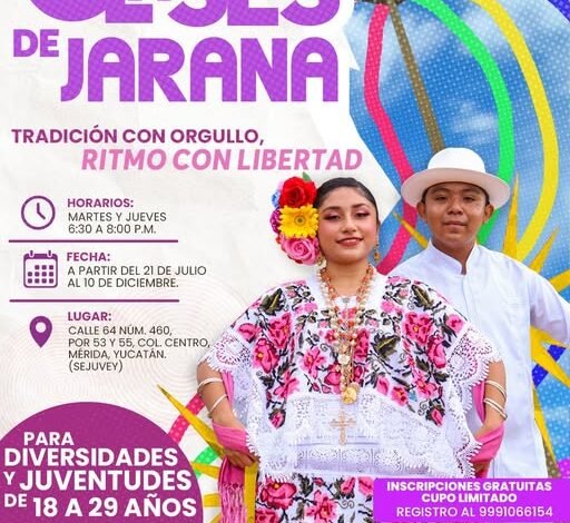 Aprende jarana gratis en Mérida