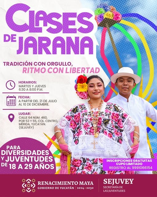 Aprende jarana gratis en Mérida
