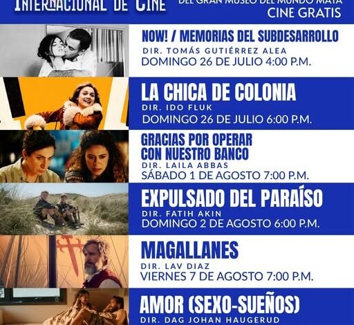 El mejor cine Internacional llega gratis a Yucatán