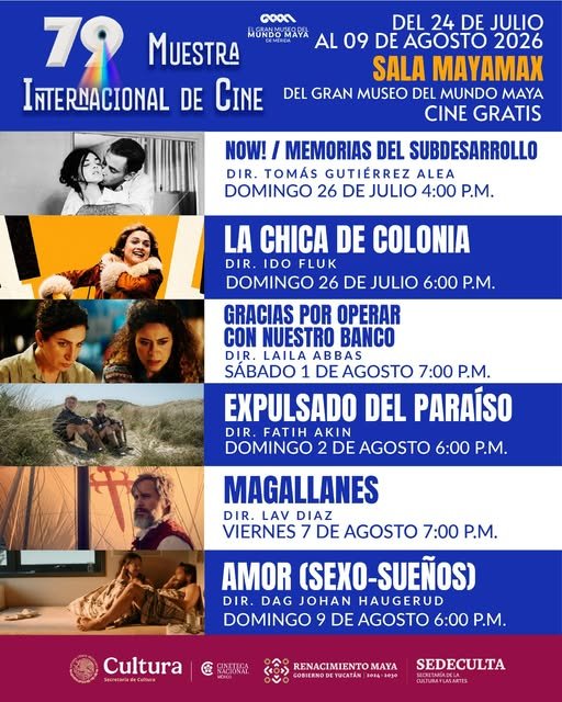 El mejor cine Internacional llega gratis a Yucatán