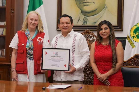 Cruz Roja Yucatán recibe 1.8 millones de pesos para fortalecer la atención de emergencias