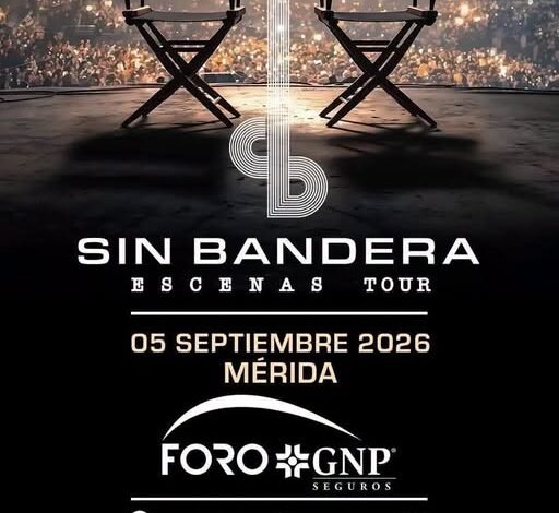 SIN BANDERA VUELVE A MÉRIDA PARA UNA NOCHE DE PURA NOSTALGIA