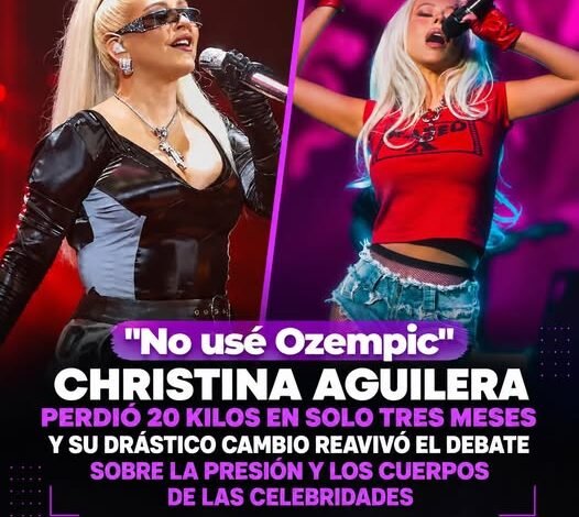 CHRISTINA AGUILERA Y EL CAMBIO FÍSICO QUE VUELVE A DAR DE QUÉ HABLAR