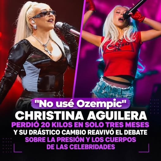 CHRISTINA AGUILERA Y EL CAMBIO FÍSICO QUE VUELVE A DAR DE QUÉ HABLAR