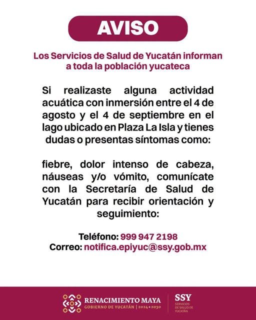 Aviso importante para toda la población