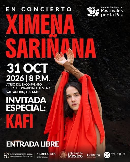 XIMENA SARIÑANA LLEGA A VALLADOLID… ¡Y EL CONCIERTO ES GRATIS!