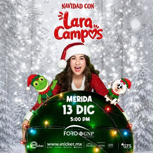 LARA CAMPOS TRAE LA NAVIDAD A MÉRIDA